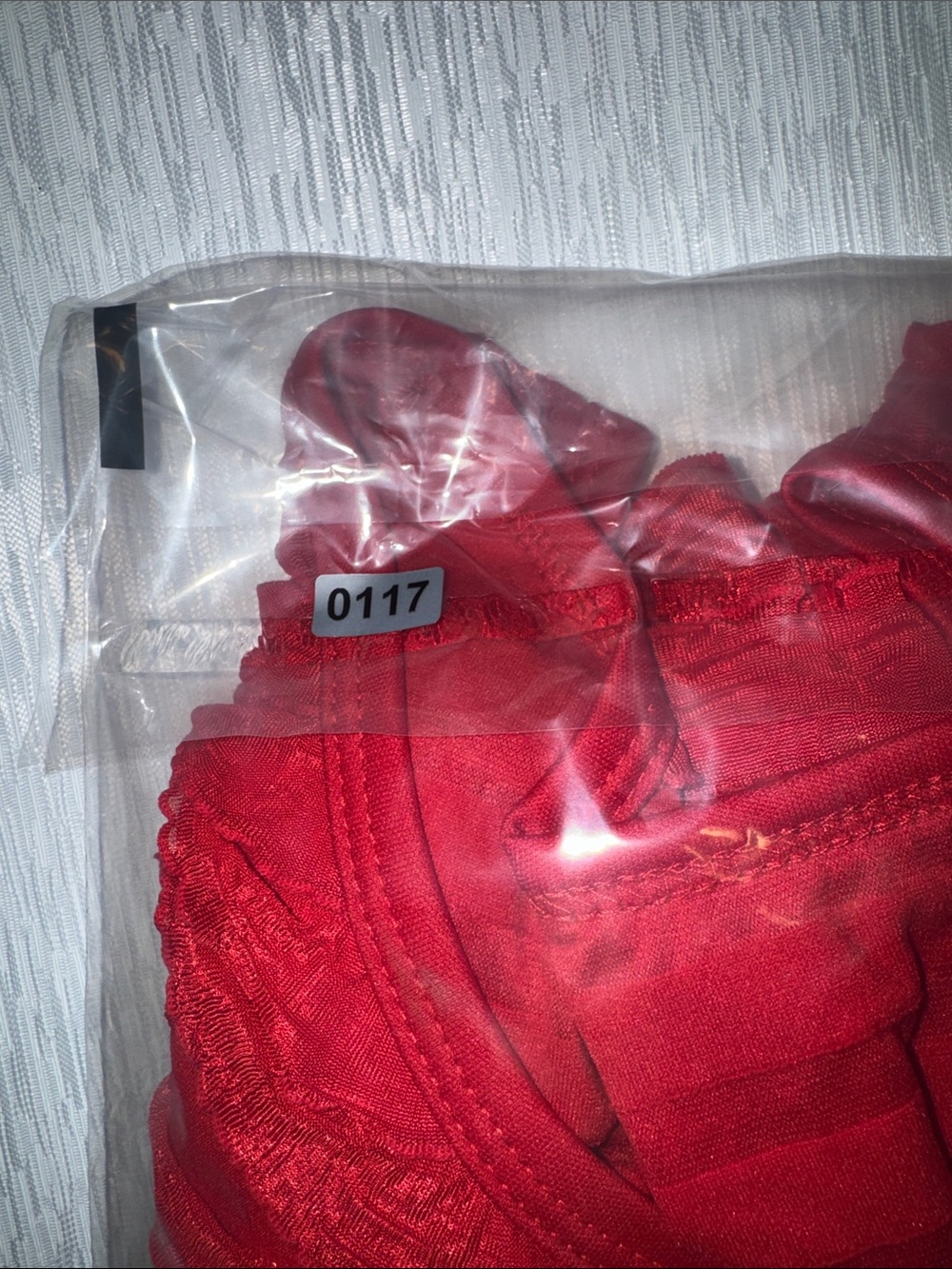 Source Unknown Red Ruffle Layered Tank Top - Picture 7 of 7